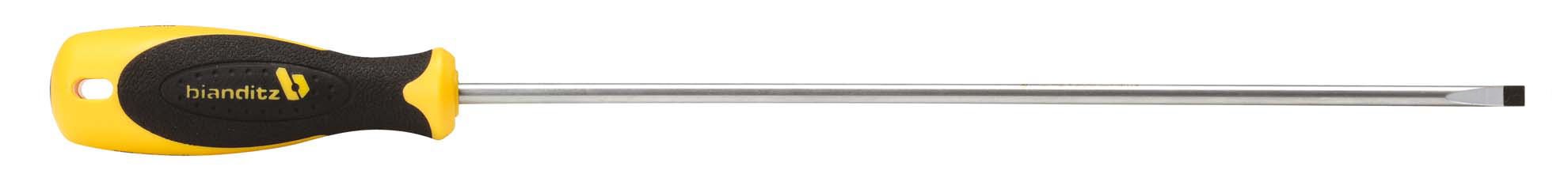 Destornillador Bianditz extra largo Boca plana vaciada